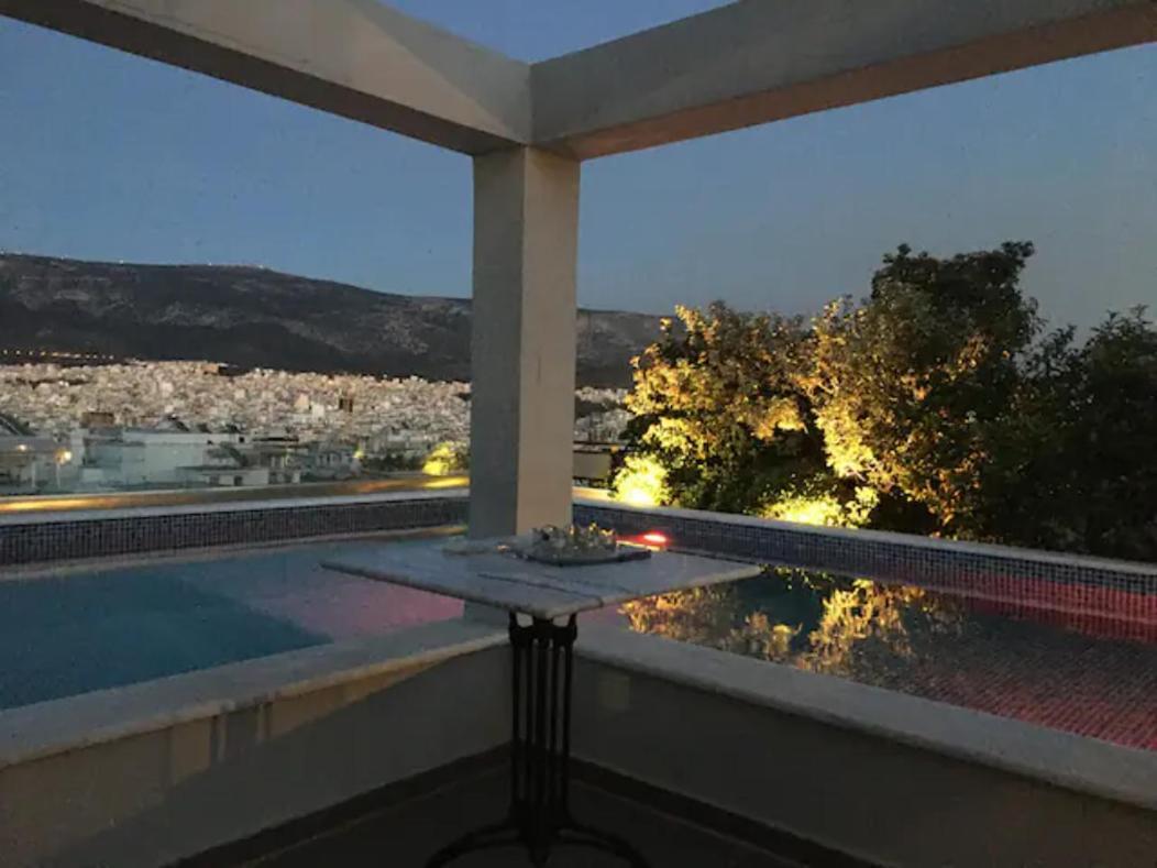 Athens Lycabettus Hill Penthouse, Private Roof Garden & Pool Apartment Exterior photo