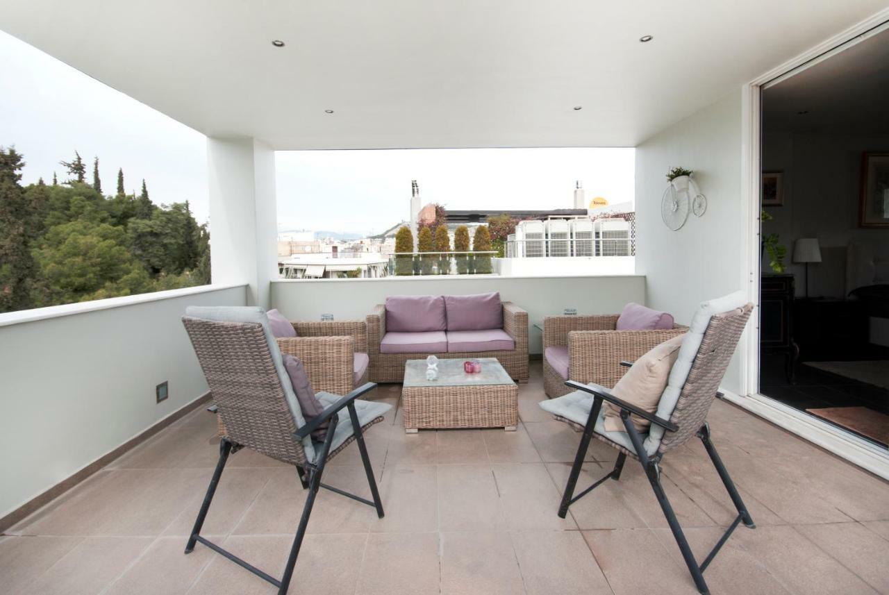 Athens Lycabettus Hill Penthouse, Private Roof Garden & Pool Apartment Exterior photo
